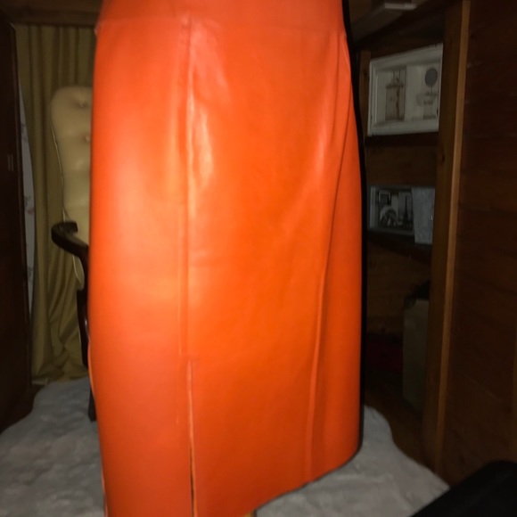 DVF calf skin leather pencil skirt - Picture 9 of 12